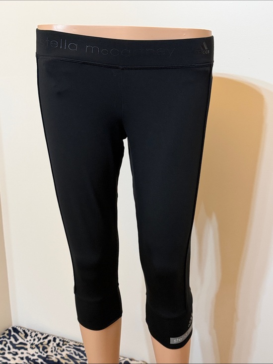Adidas by Stella McCartney Pants - Adidas by Stella McCartney Black Cropped Performance Leggings Size XS NWOT
